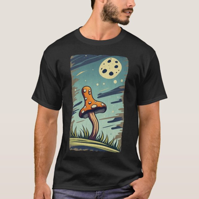 Camiseta Moonlit Mushroom (Frente)