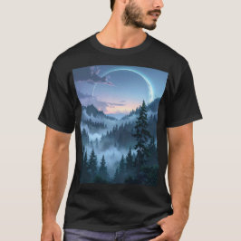 Camiseta Moonlit Sanctuary: The Ethereal Forest