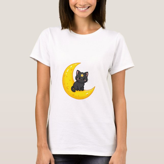 Camiseta Moonlit Star Cat (Frente)