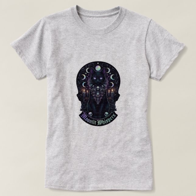 Camiseta Moonlit Whisper (Frente do Design)