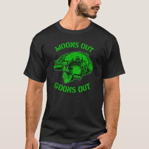 Camiseta MOONS OUT GOONS OUT Skull Helmet NVG
