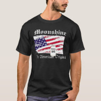 Moonshine, um t-shirt original americano