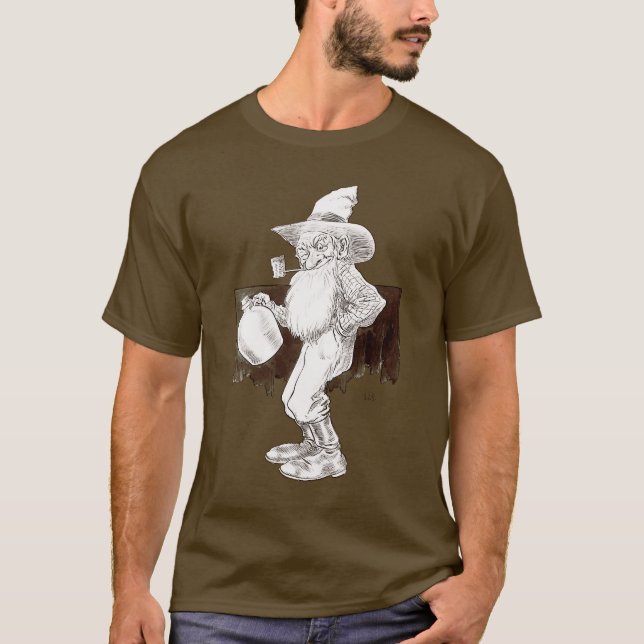 Camiseta Moonshiner de J P Bernard (Sepia) (Frente)