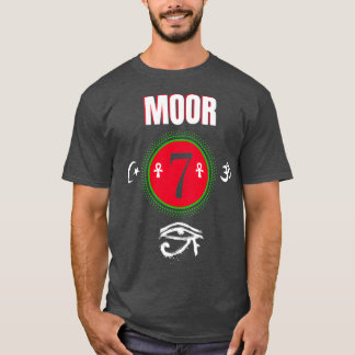 Camiseta Moor Moorish American God Body Of Melanin
