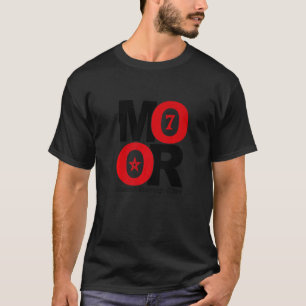 Camiseta Moor Moorish Soberano Cidadão Circle 7 Moorish Am