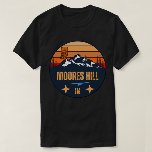 Camiseta Moores Hill, Indiana (Frente do Design)
