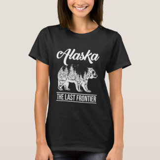 Camiseta Moose Alaska Last Frontier Alaska Grizzly Bears Mo