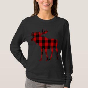 Camiseta Moose Buffalo Red Xadrez