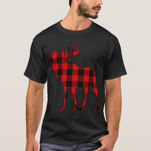 Camiseta Moose Buffalo Red Xadrez