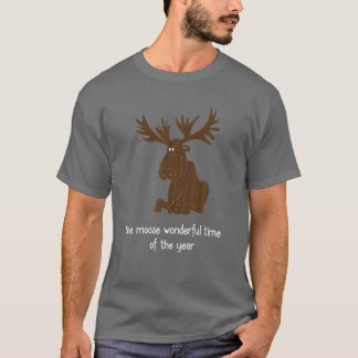 Camiseta Moose Christmas The Moose Wonderful Time Of The Ye