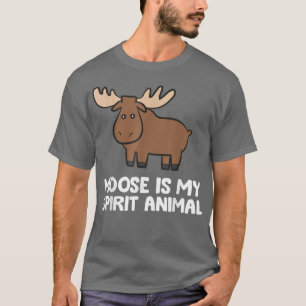 Camiseta Moose É O Meu Espírito Animal Cugado Moose