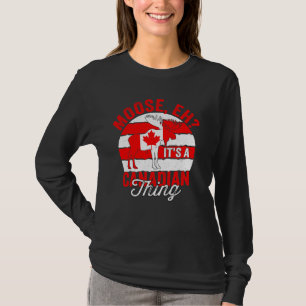 Camiseta Moose Eh Canada Flag Canada Day Mapeando mulheres