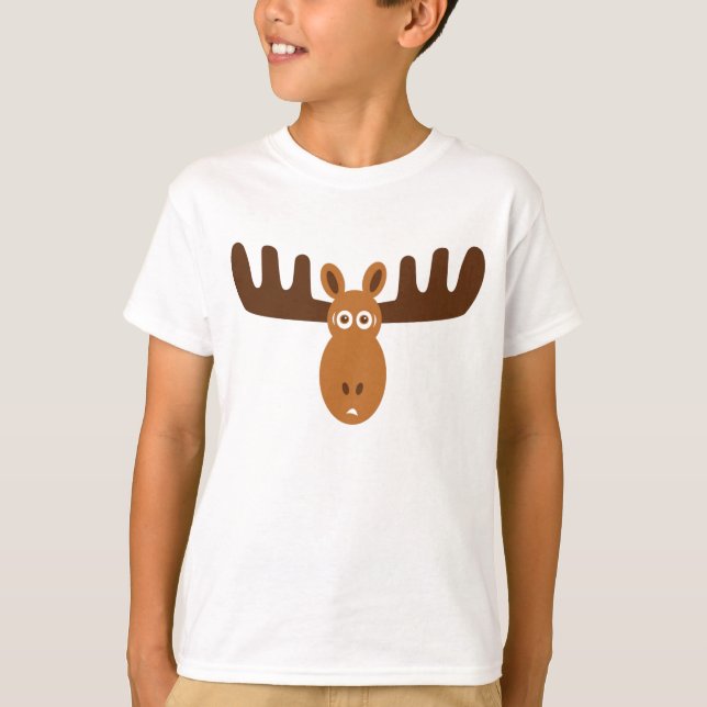 Camiseta Moose Head_Children Blue (Frente)