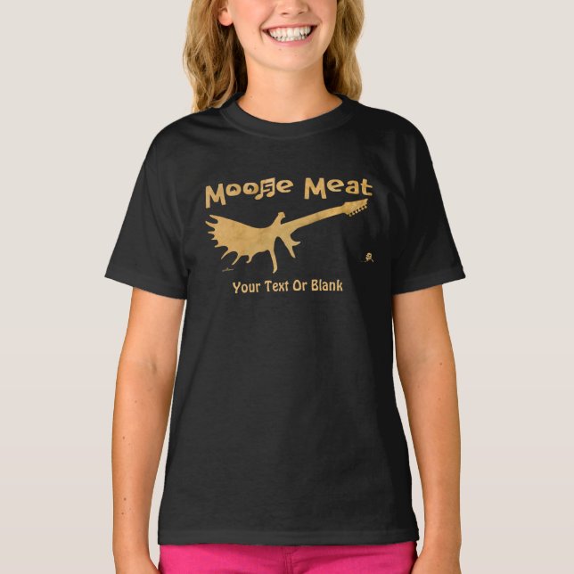 Camiseta Moose Meat Rock Banda (Frente)
