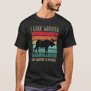 Camiseta Moose Para Homens Da Elk Deer Boys