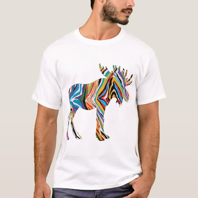 Camiseta Moose Psicélica (Frente)