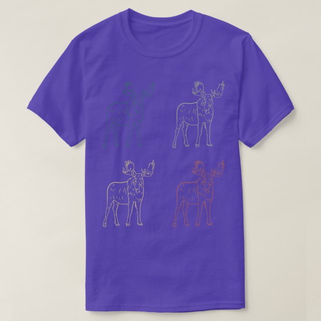 Camiseta Moose retrorreflectora 1 (Frente do Design)