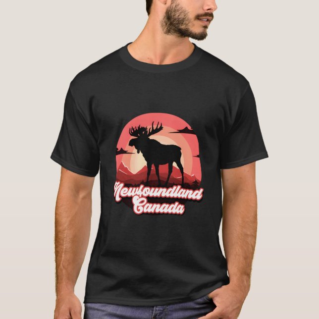 Camiseta Moose Terra Nova do Canadá Férias de Caminho (Frente)