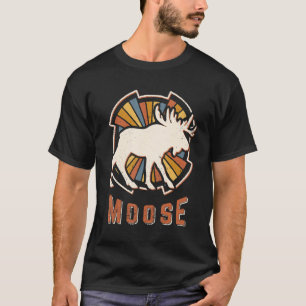Camiseta Moose Vintage Refletindo Amor Animal Clássico