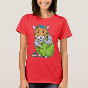 Camiseta Mop de funcionarios de Limpeza de Hamster