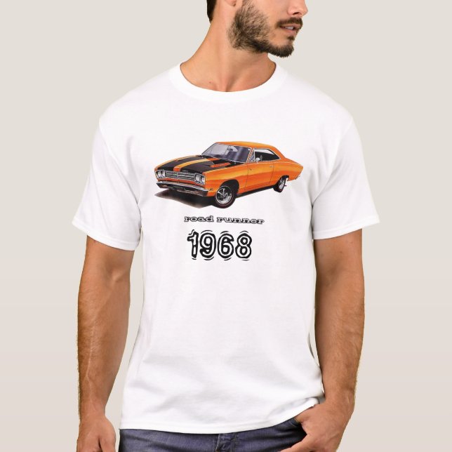 Camiseta Mopar - 1968 Plymouth Road Runner Satellite - (Frente)