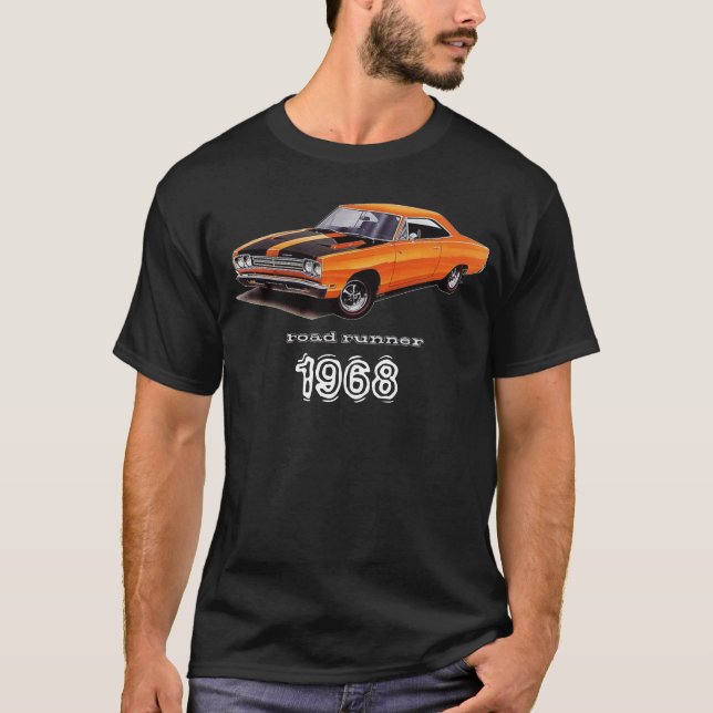 Camiseta Mopar - 1968 Plymouth Road Runner Satellite - (Frente)