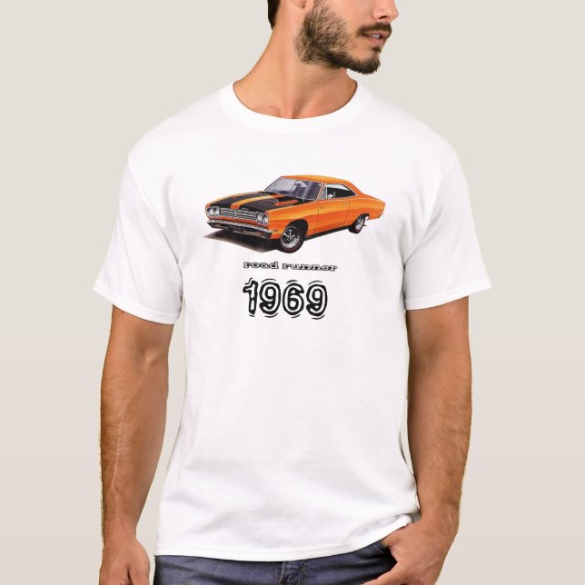 Camiseta Mopar - 1969 Plymouth Road Runner (Frente)