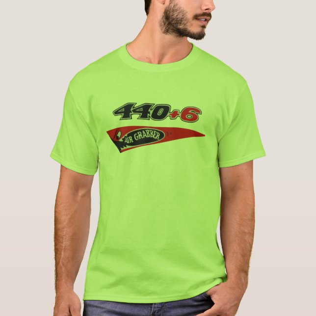Camiseta Mopar - 440+6 + Air Grabber (Frente)