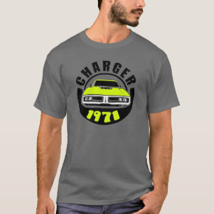 Camiseta Mopar - Camisa-T do Carregador de Ponta 1971