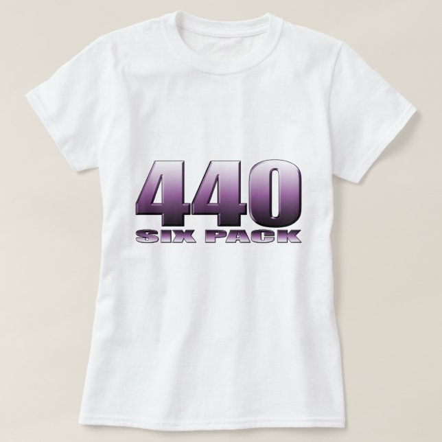 Camiseta mopar roxo louco da ameixa (Frente do Design)