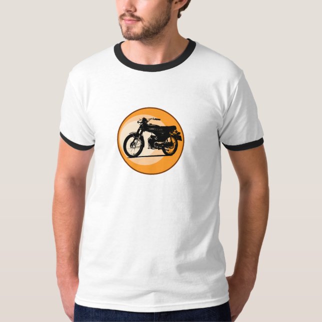 Camiseta Moped clássico "EFERVESCENTE" de Yamaha FS1E (Frente)