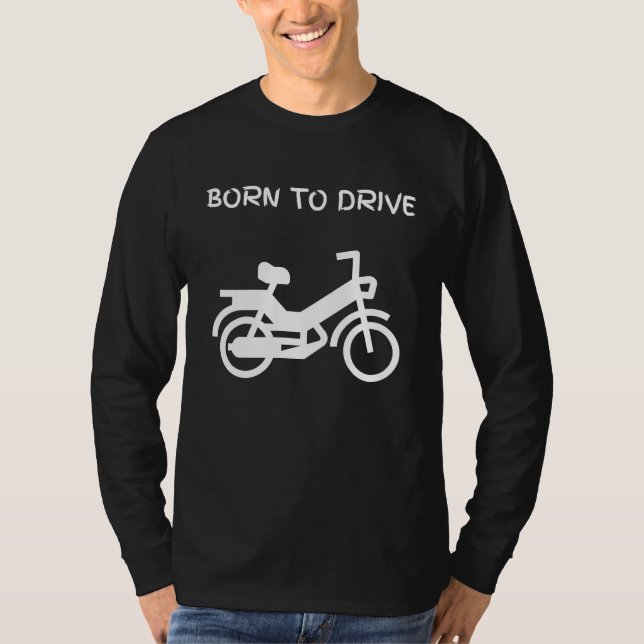 Camiseta Moped moped two stroke 2 stroke saying motorbike t (Frente)