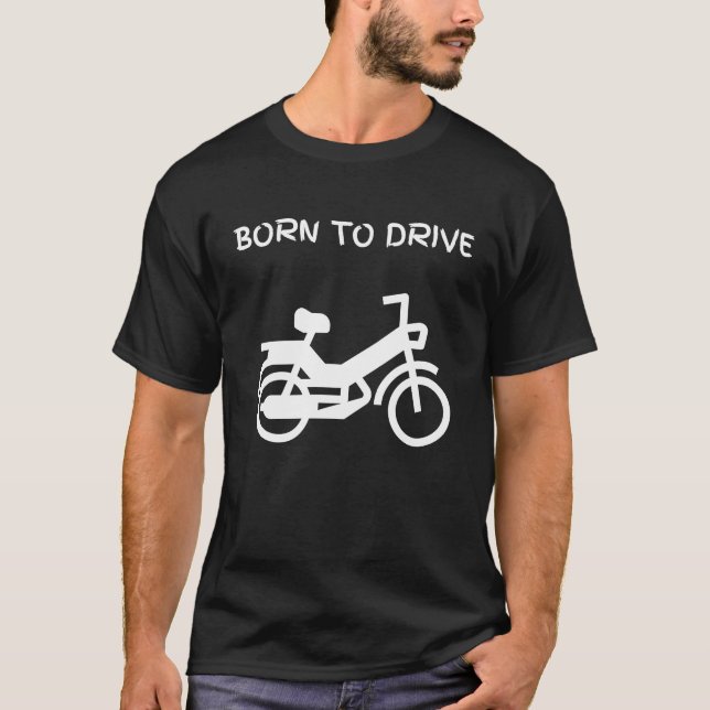 Camiseta Moped moped two stroke 2 stroke saying motorbike t (Frente)