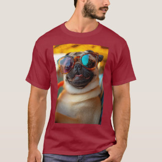 Camiseta Mops - Coolness auf vier Pfoten