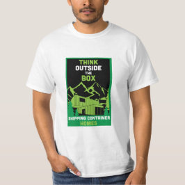 Camiseta Moradia em Contêiner de Carga
