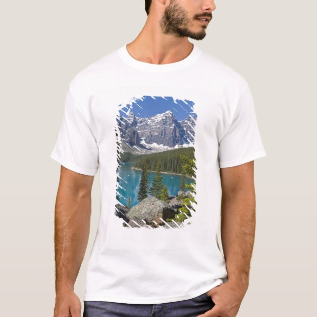 Camiseta Moraine Lake, Canadian Rockies, Alberta, Canadá (Frente)