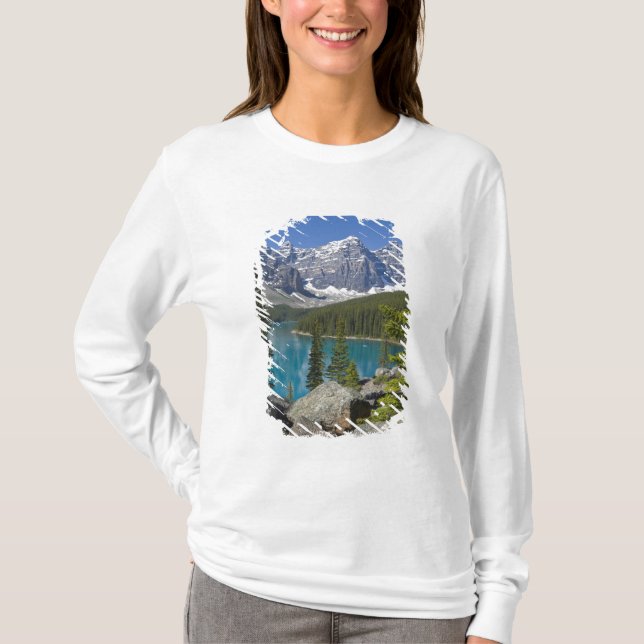 Camiseta Moraine Lake, Canadian Rockies, Alberta, Canadá (Frente)