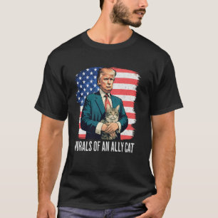 Camiseta Moral de um Gato Aliado