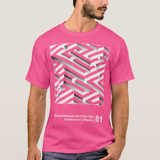 Camiseta Moralidade de Estilo Mínimo da Arquitetura OMD Ar 