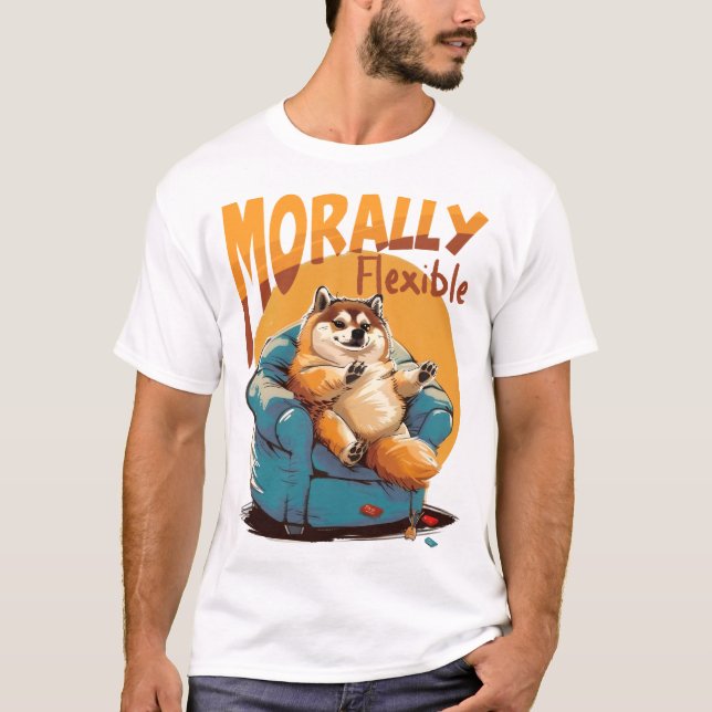 Camiseta Moralmente flexível (Frente)