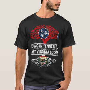 Camiseta Morando no Tennessee com West Virginia Roots