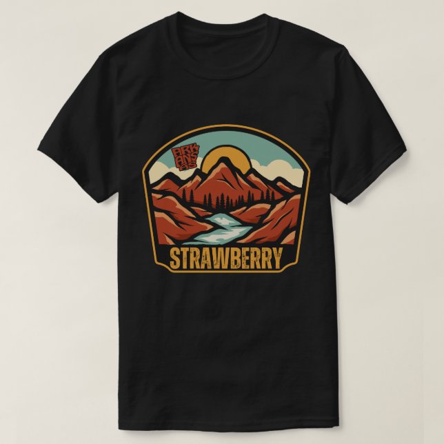 Camiseta Morango, Arkansas T-Shirt (Frente do Design)