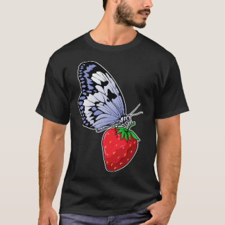 Camiseta Morango de Borboleta