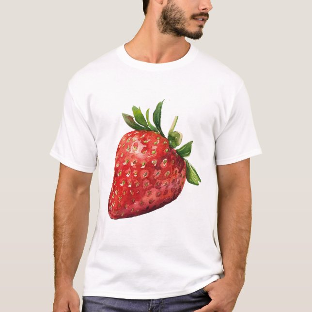 Camiseta Morango de Mirtilo Gerado por IA (Frente)