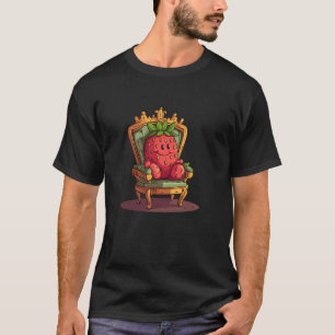 Camiseta Morango Domina o Trono com Humor