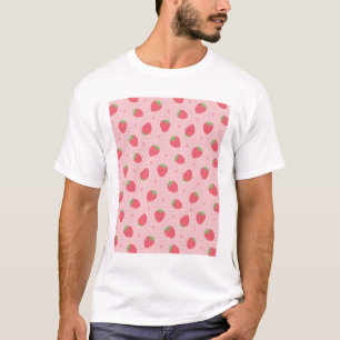 Camiseta Morango e Coração Cuto