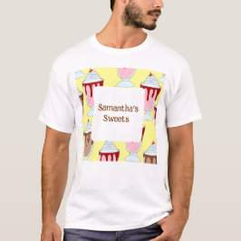 Camiseta Morango E Sorvetes De Chocolate