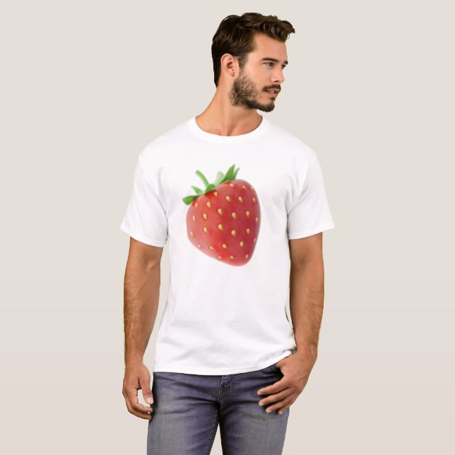 Camiseta Morango - Emoji (Frente Completa)