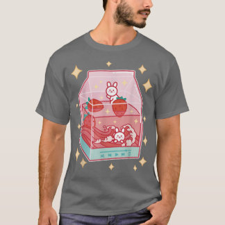 Camiseta Morango Leite Bebida Kawaii Manga Anime Japão Gra