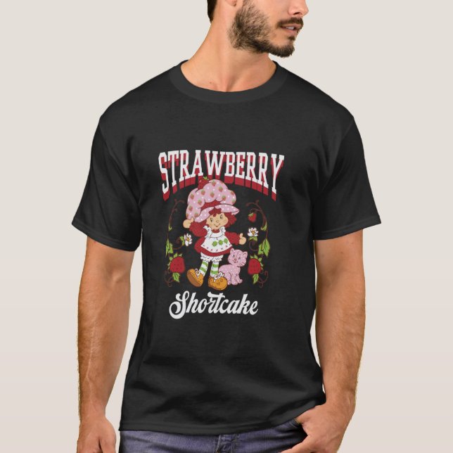 Camiseta Morango Shortcake Berry Doce '79 Colegial (Frente)